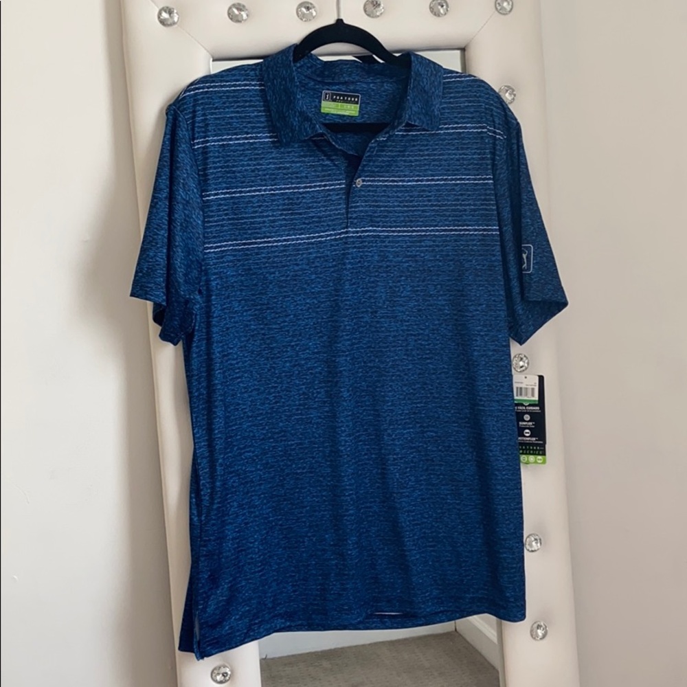 PGA Tour navy golf shirt